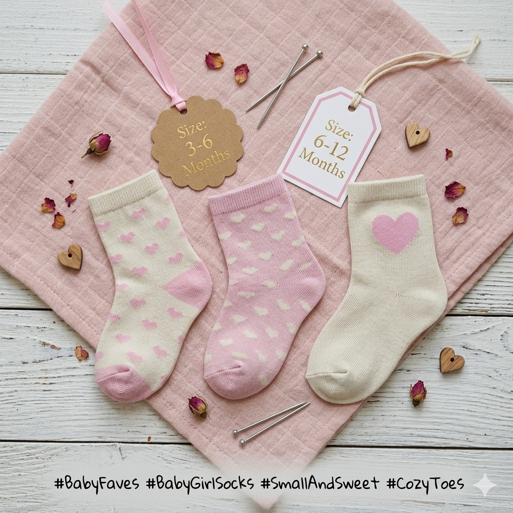Girls Tiny Hearts Cotton Ankle Socks
