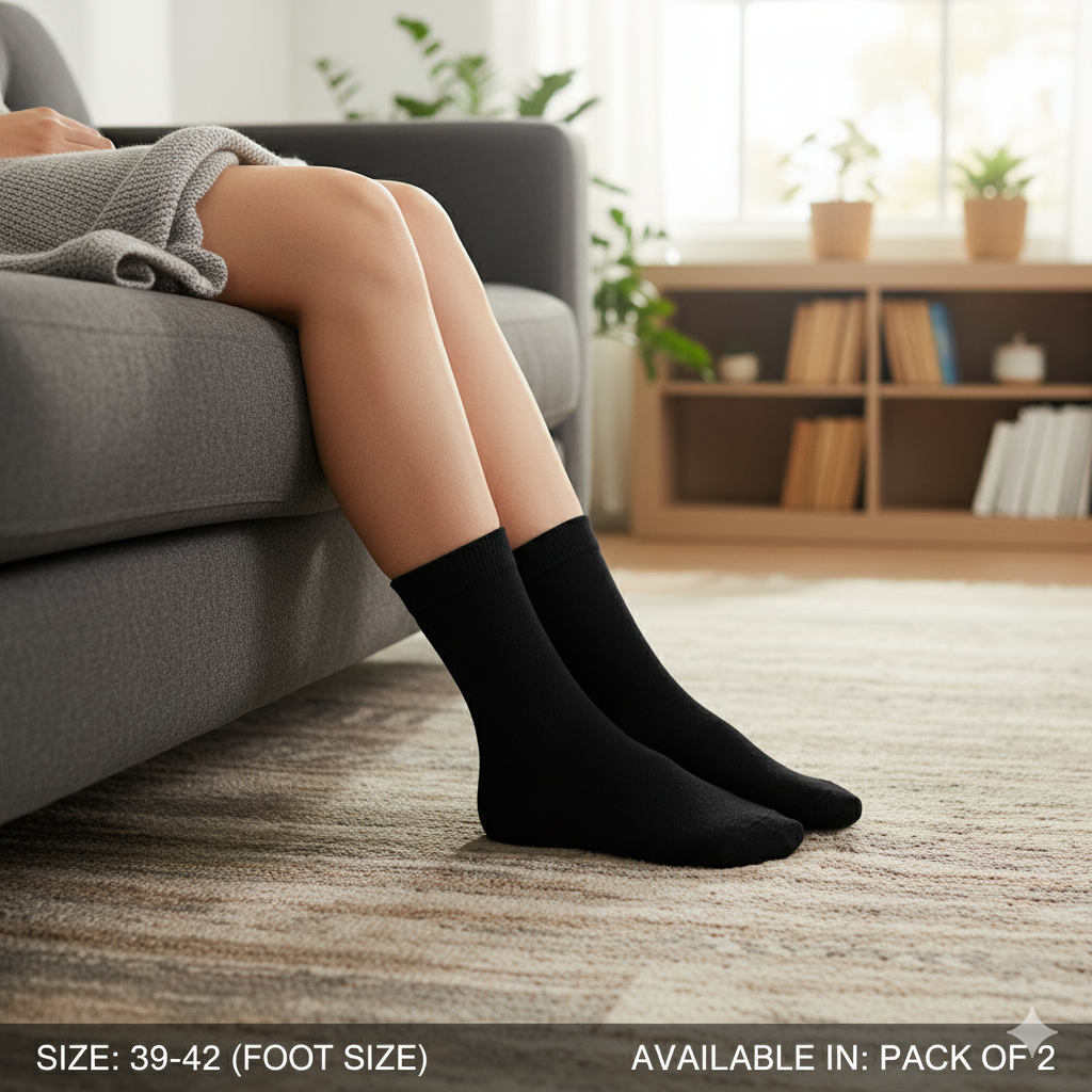 Unisex Everyday Crew Socks
