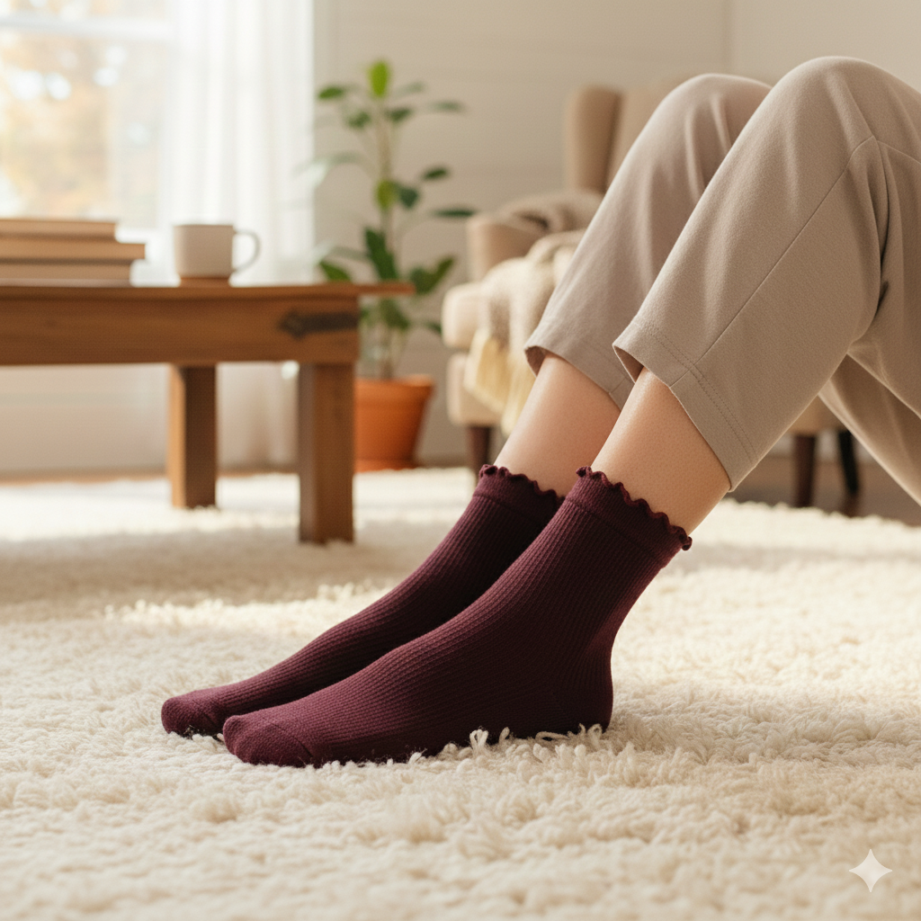 Women Ruffle Ankle Socks