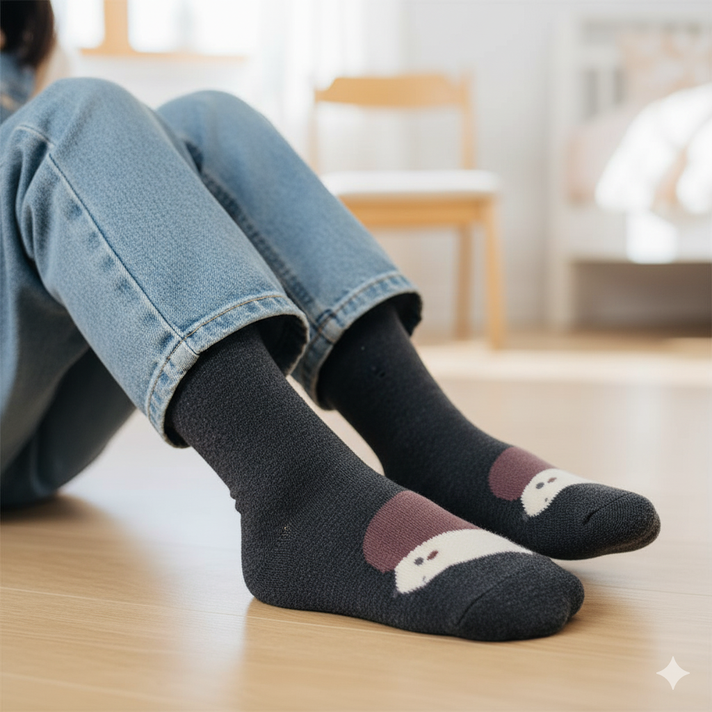 Cool Hedgehog Girl's Crew Socks