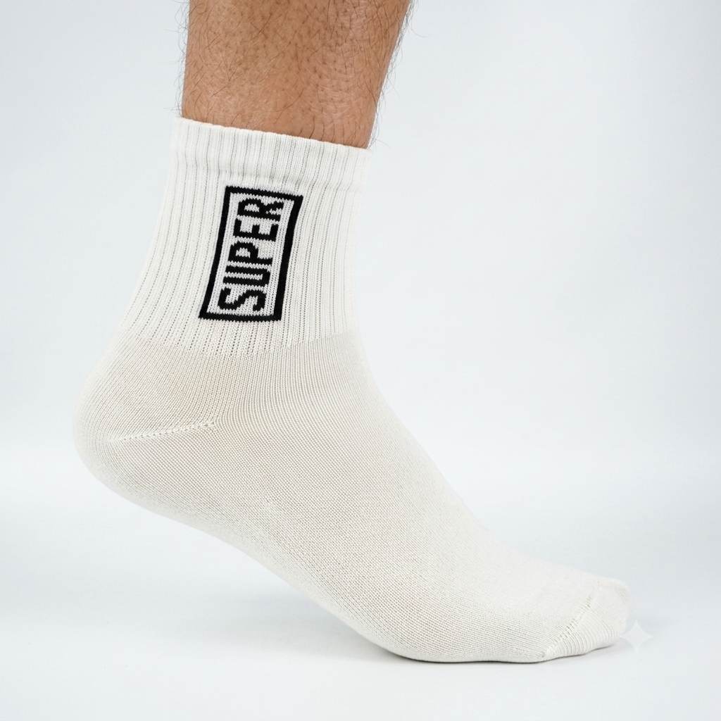 SUPER Logo Men's Quarter Socks