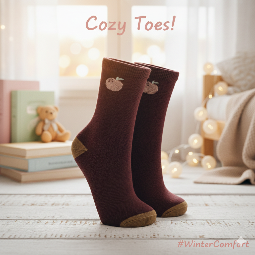 Premium Girl Apple Crew Socks