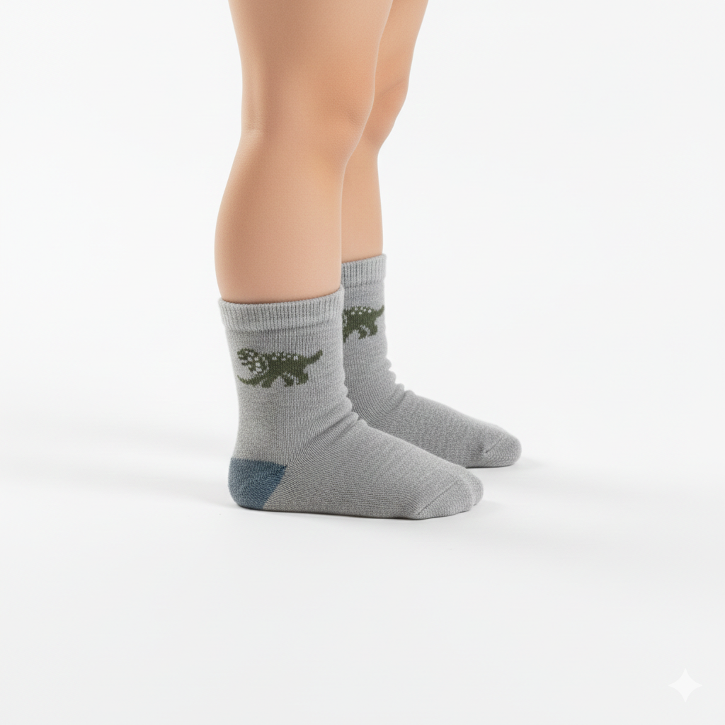 Cozy Dino-Adventure Boys Socks