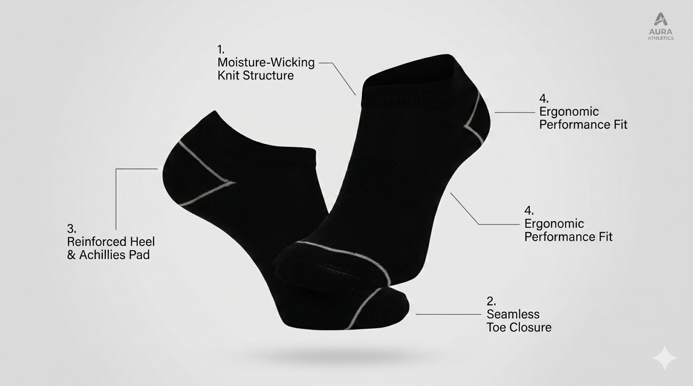 Premium Athletic Ankle Socks
