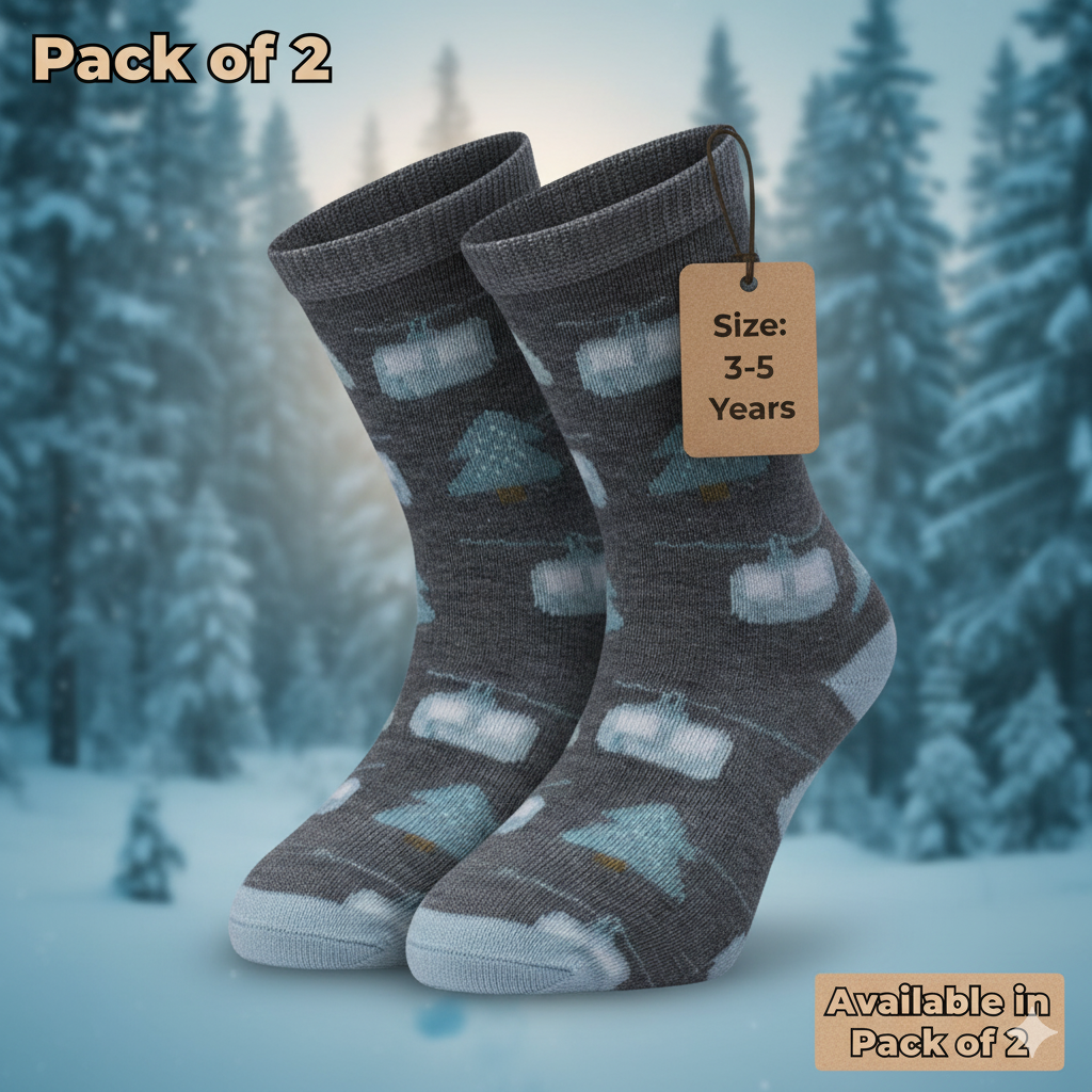 Cozy Cabin Kids' Winter Socks