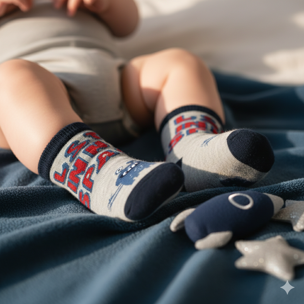Lost in Space Baby Boy Socks