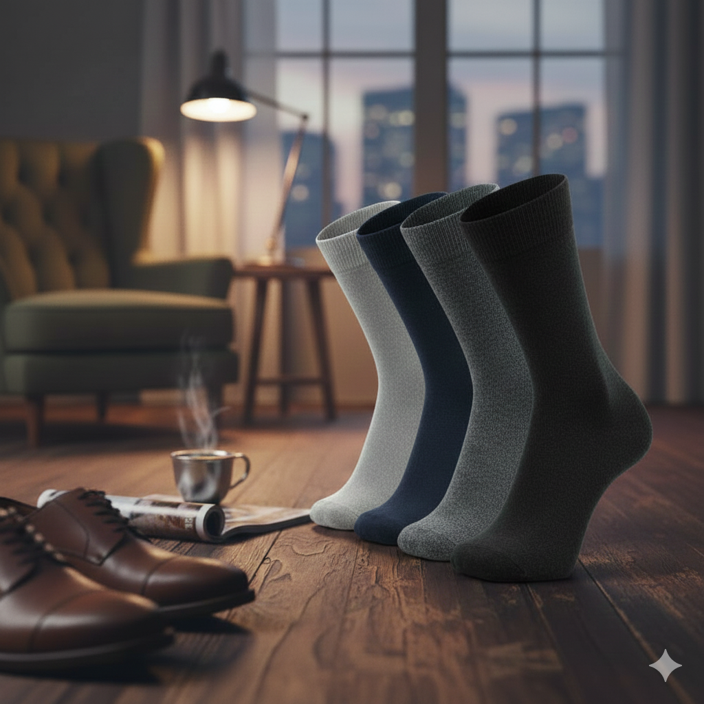 Ultimate Comfort Men Crew Socks