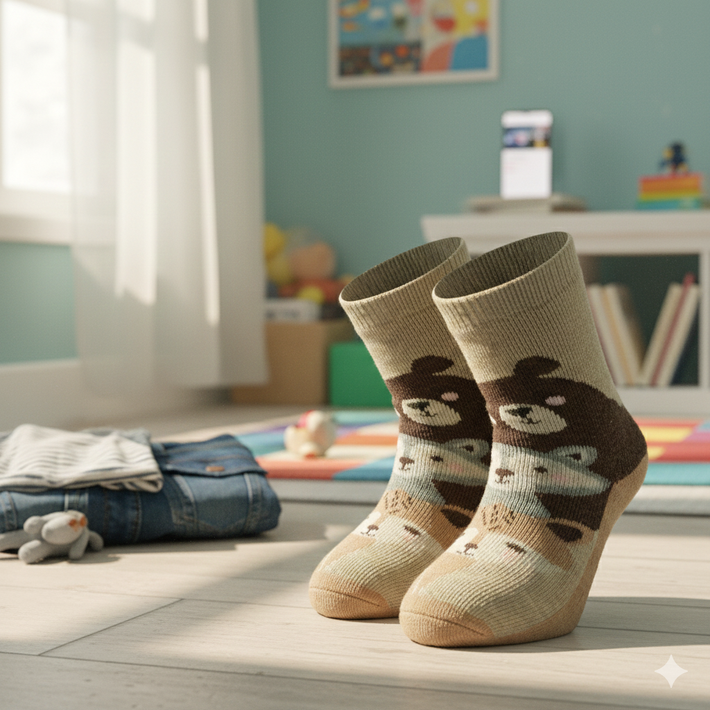 Baby Boy Animal Print Grip Socks