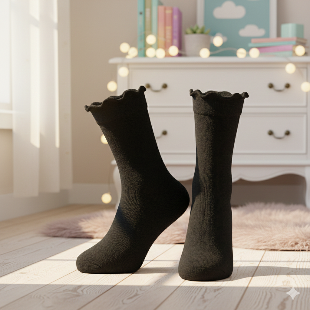 Girl Ruffle Cuff Ankle Socks
