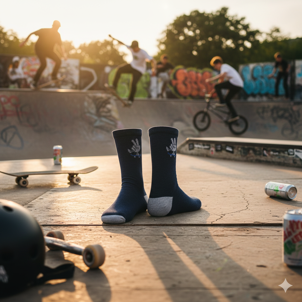 Premium Boys Cotton Crew Socks