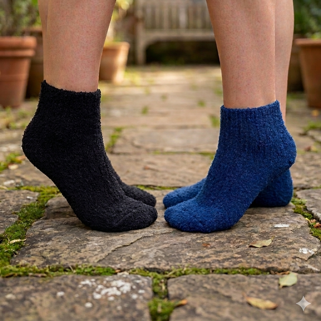 Girls Ultra-Soft Fuzzy Chenille Socks
