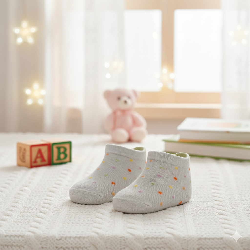 Born Baby Girl Ankle Socks