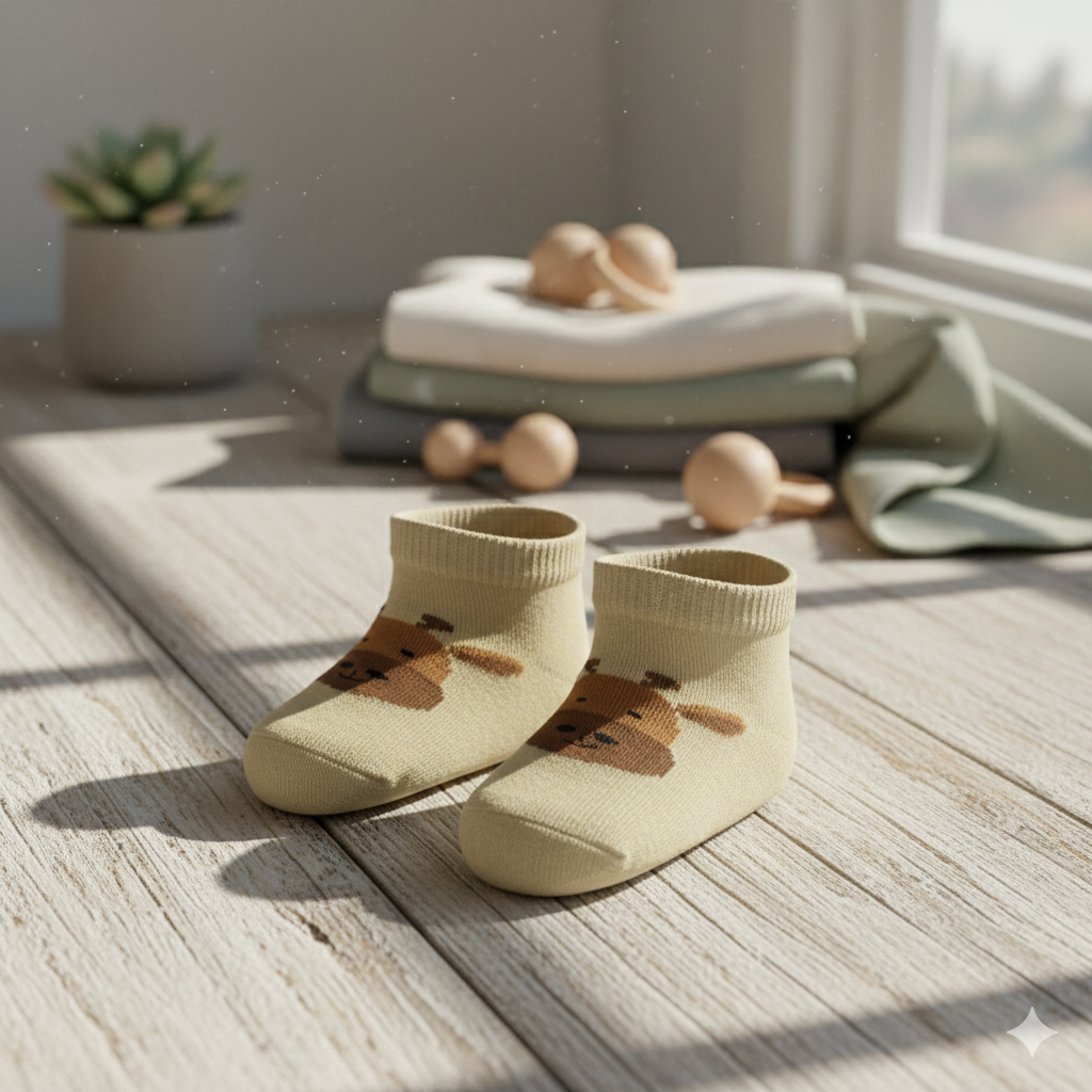 Adorable Cow Ankle Baby Socks