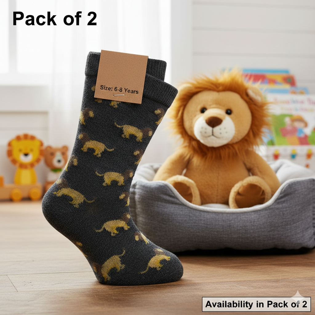 Mighty Roar Boys' Crew Socks