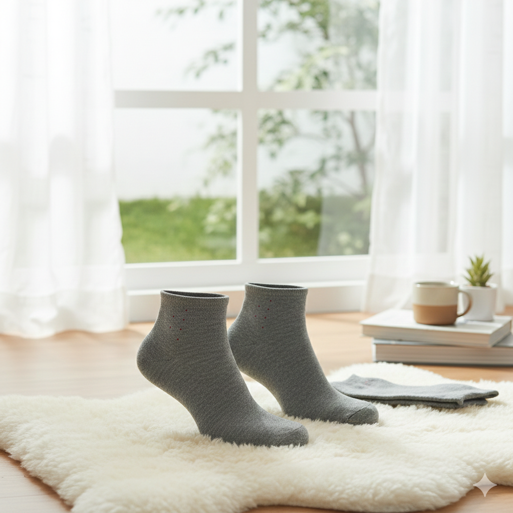 Premium Cotton Ankle Socks for Women
