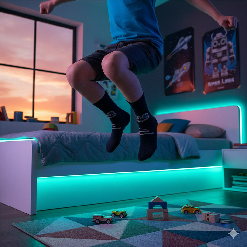 Dinosaur Skull Socks for Boys