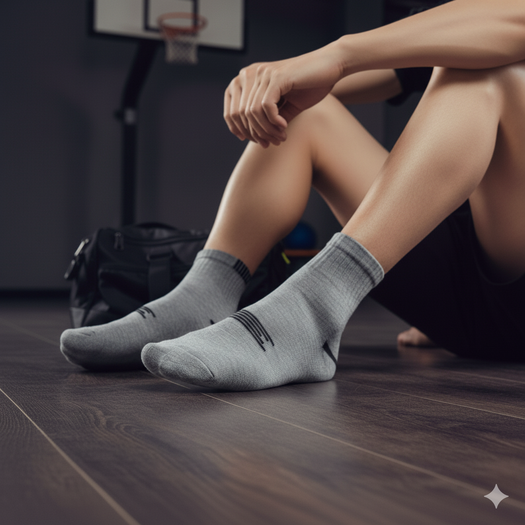 Men's Athletic Quarter Ankle Socks