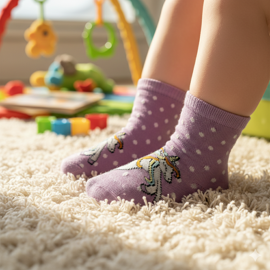 Magical Unicorn Baby Girl Socks