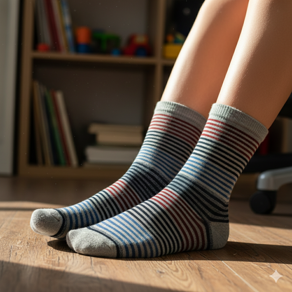 Boy's Striped Comfort Socks