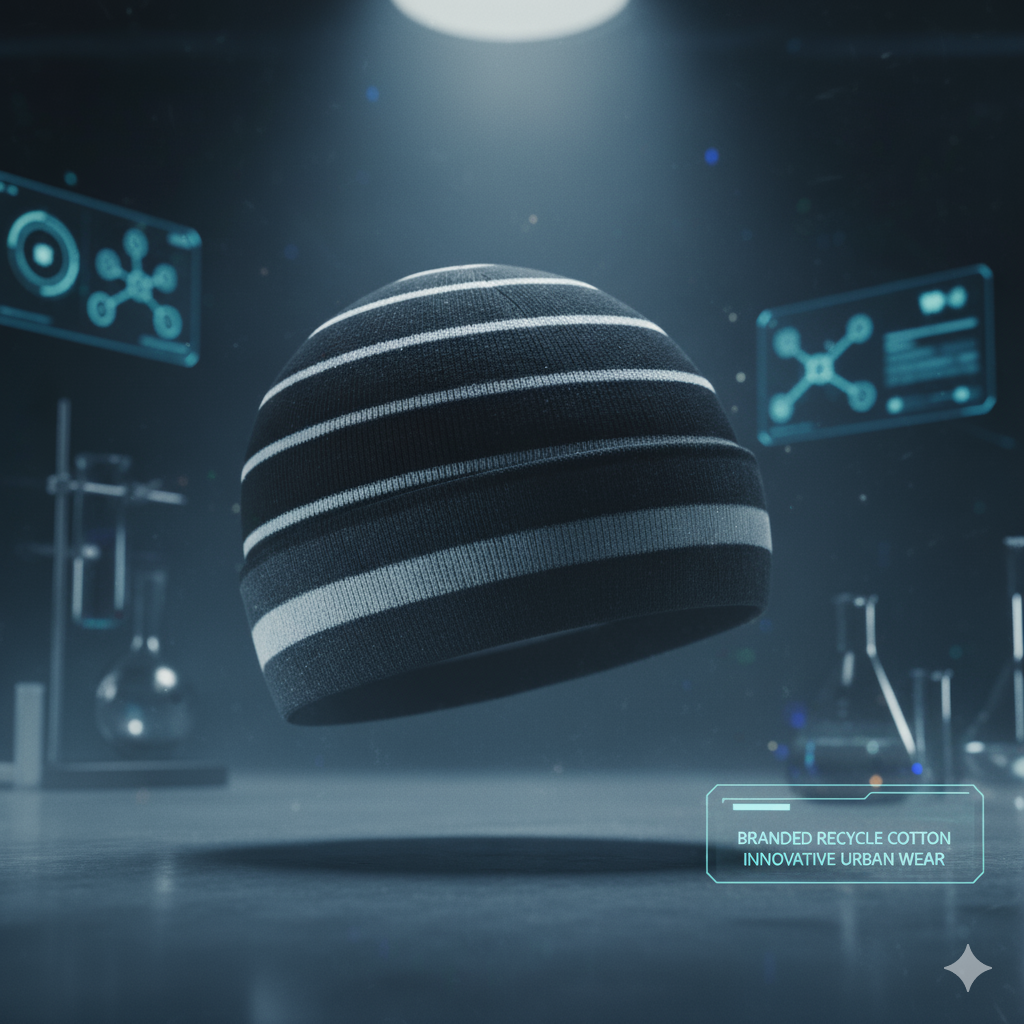 Men Classic Striped Knit Winter Beanie (RG)