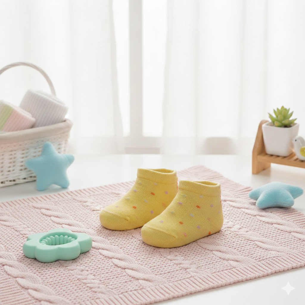 Baby Girl Polka Dot Ankle Socks