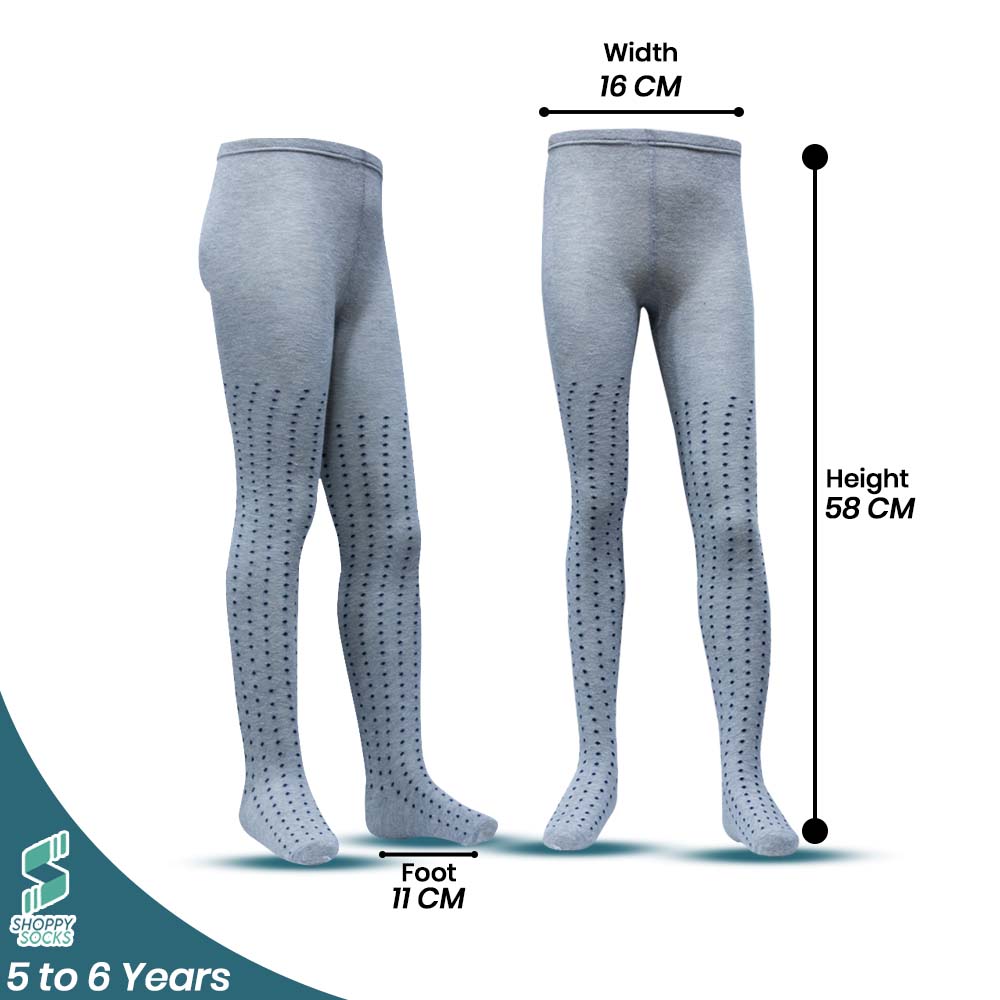 Comfy Polka Dot Design Girls Tights (CJ)