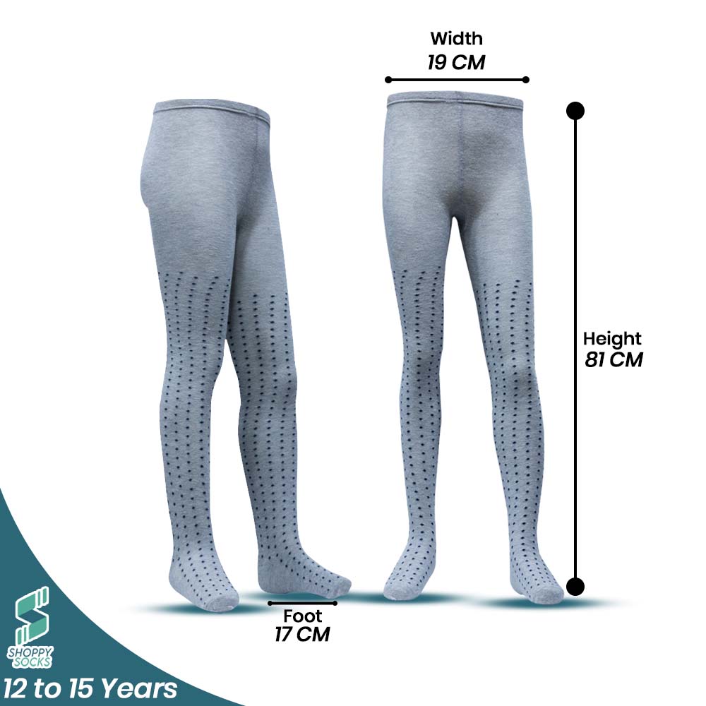 Comfy Polka Dot Design Girls Tights (CJ)