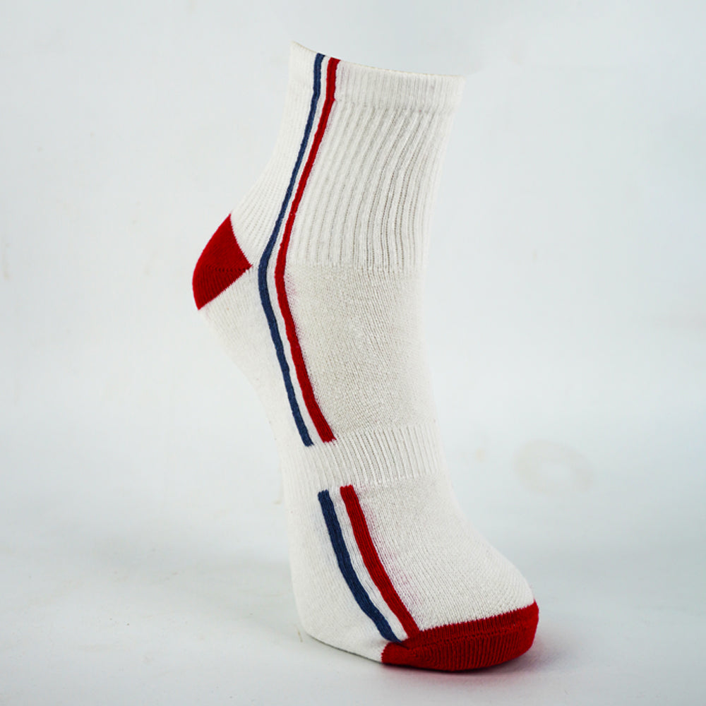 Boys Athletic Striped Crew Socks