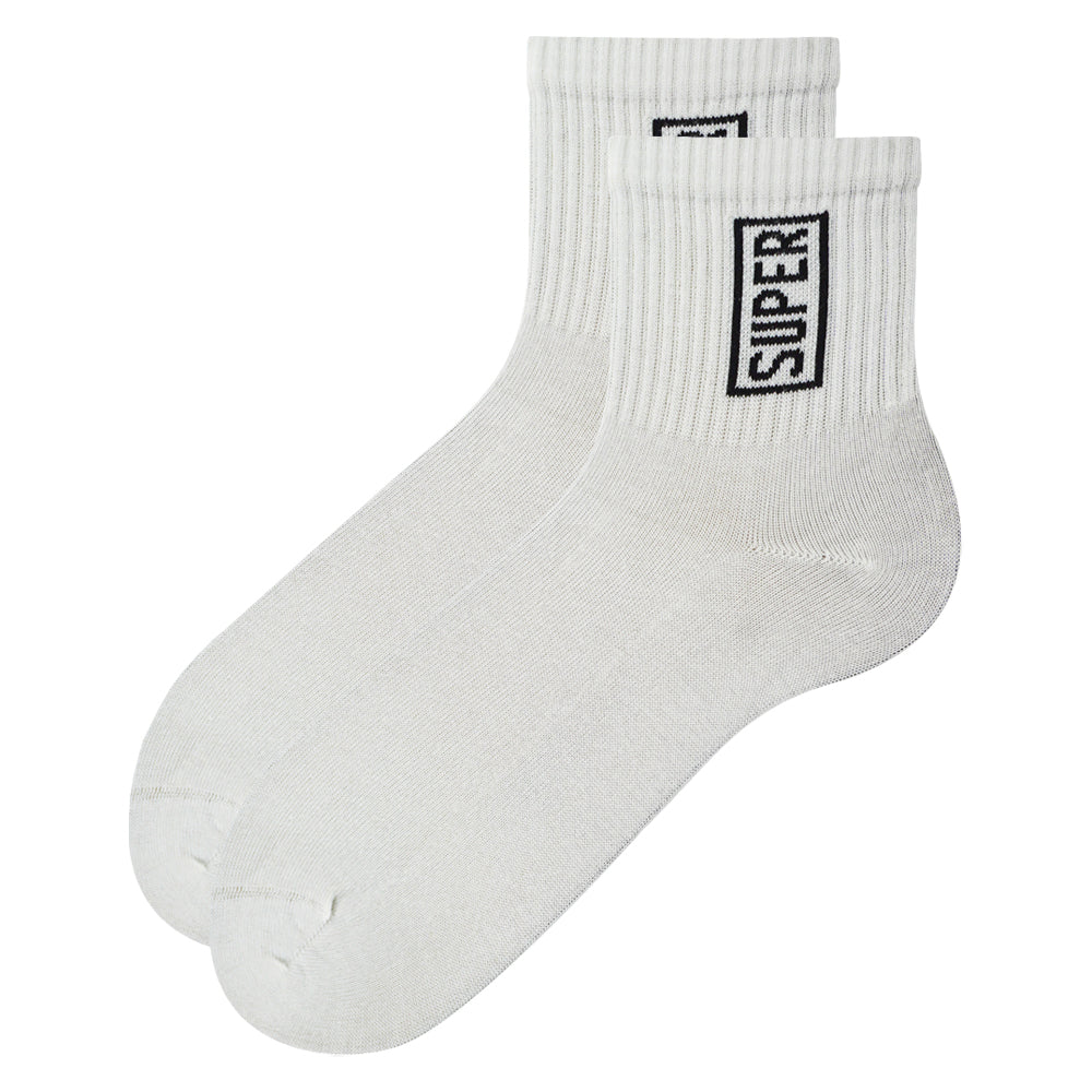 SUPER Logo Men's Quarter Socks