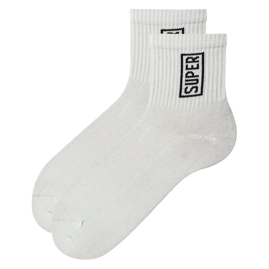 SUPER Logo Men's Quarter Socks
