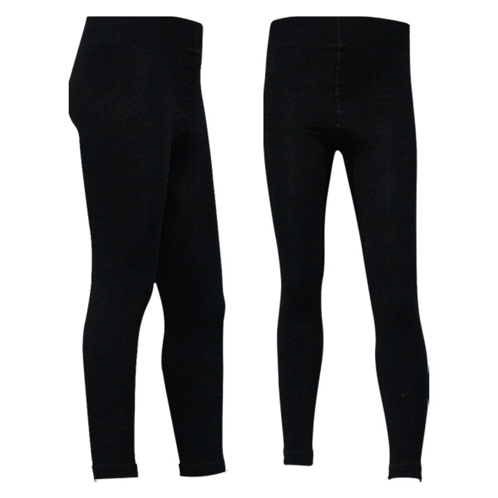 Trendy Comfort Stretch Black Leggings for Women