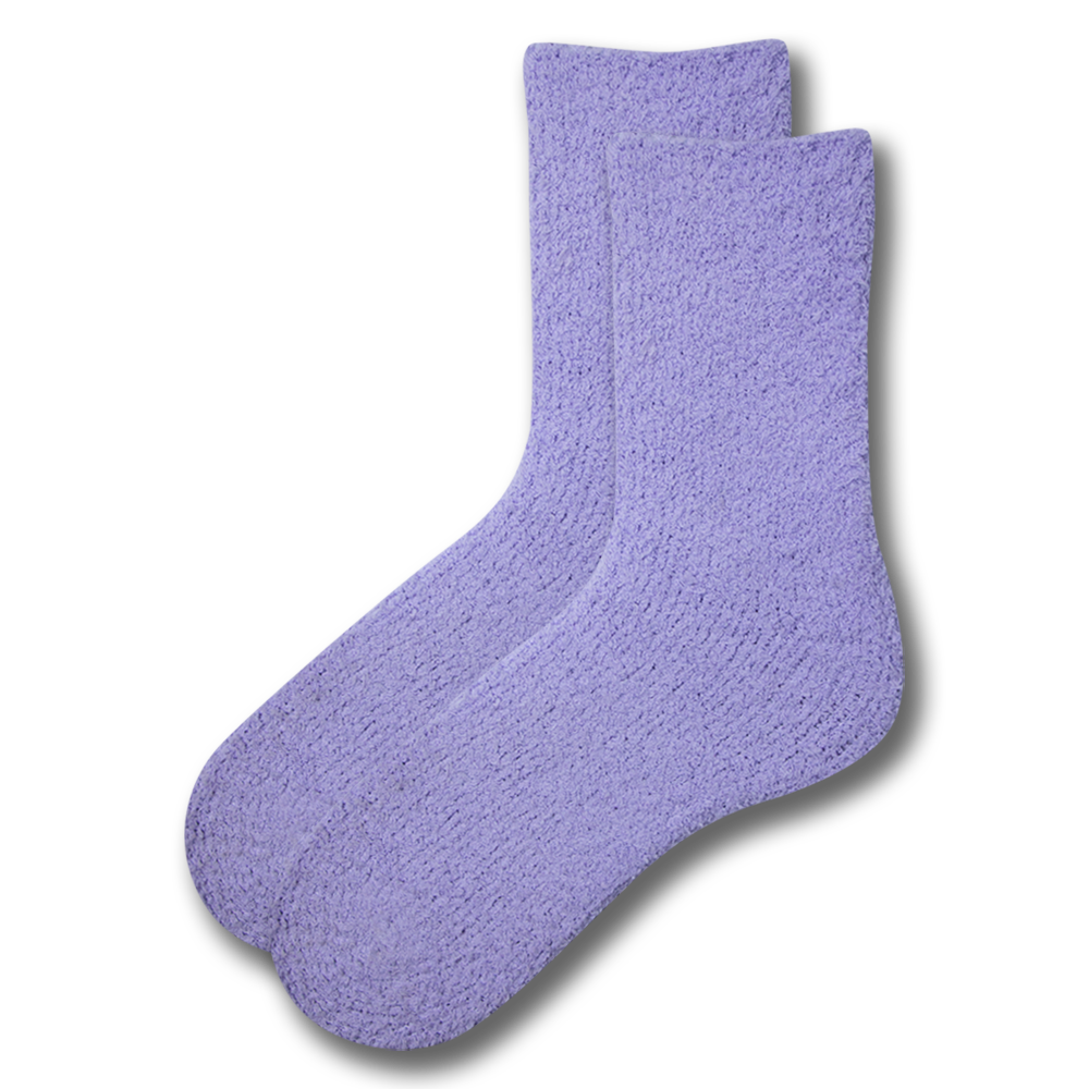 Light Purple Cozy Cloud Women Fuzzy Socks