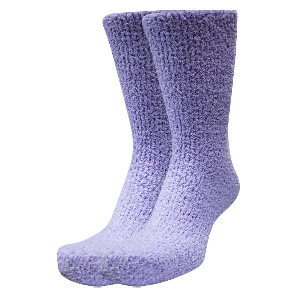 Light Purple Cozy Cloud Women Fuzzy Socks