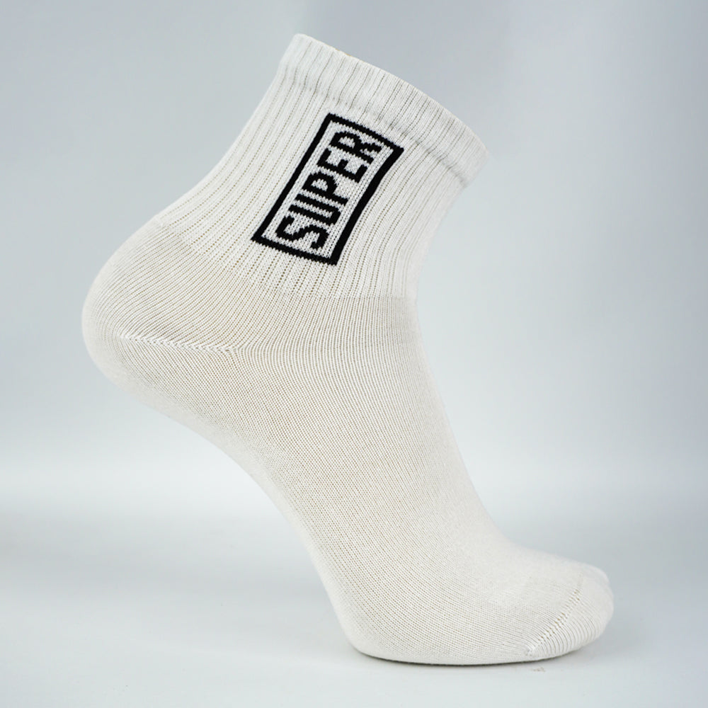 SUPER Logo Men's Quarter Socks